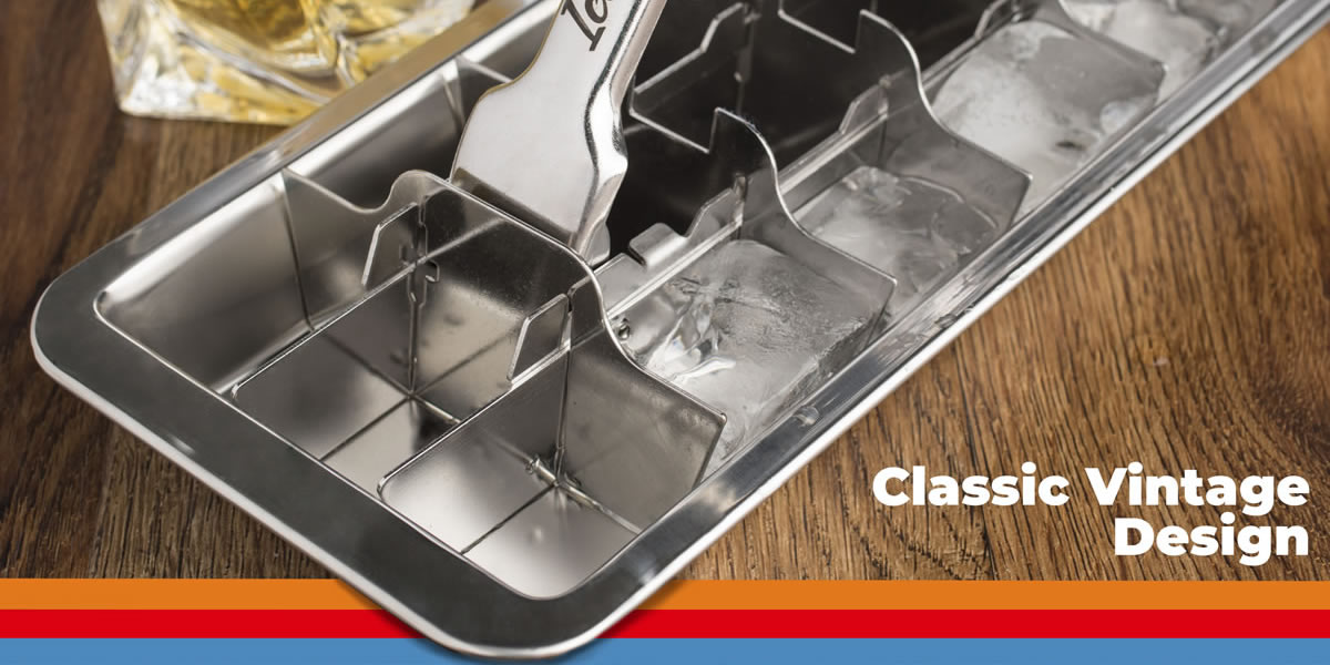 Stainless steel ice cube trays FAST ICE & DISHWASHER SAFE 18 Slot metal Ice  Cube Tray metal ice tray with lever stainless steel ice cube trays with